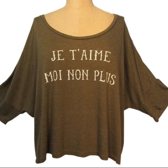 Wildfox Je T'aime Moi Non Plus Top - Picture 3 of 4